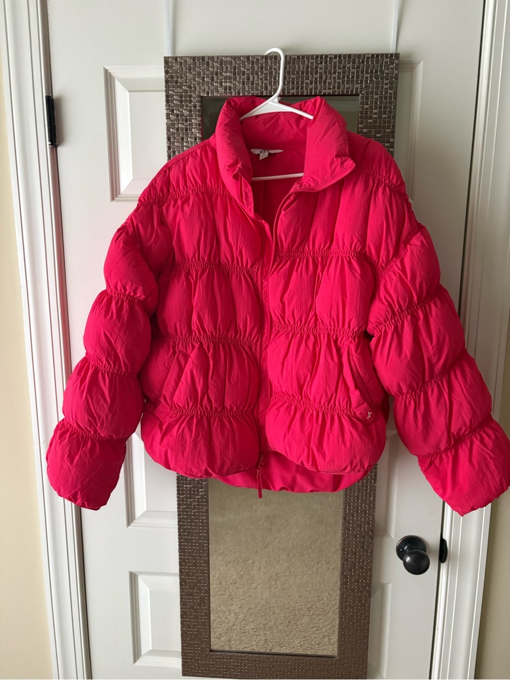 JoyLab Dark Pink/ Red Puffer Jacket